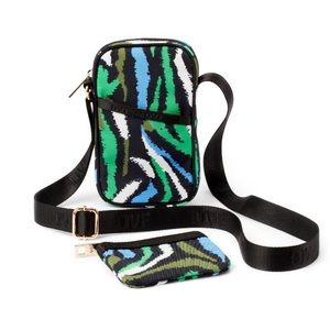 Disco Zebra Green Cellphone Holder - DVF for Target